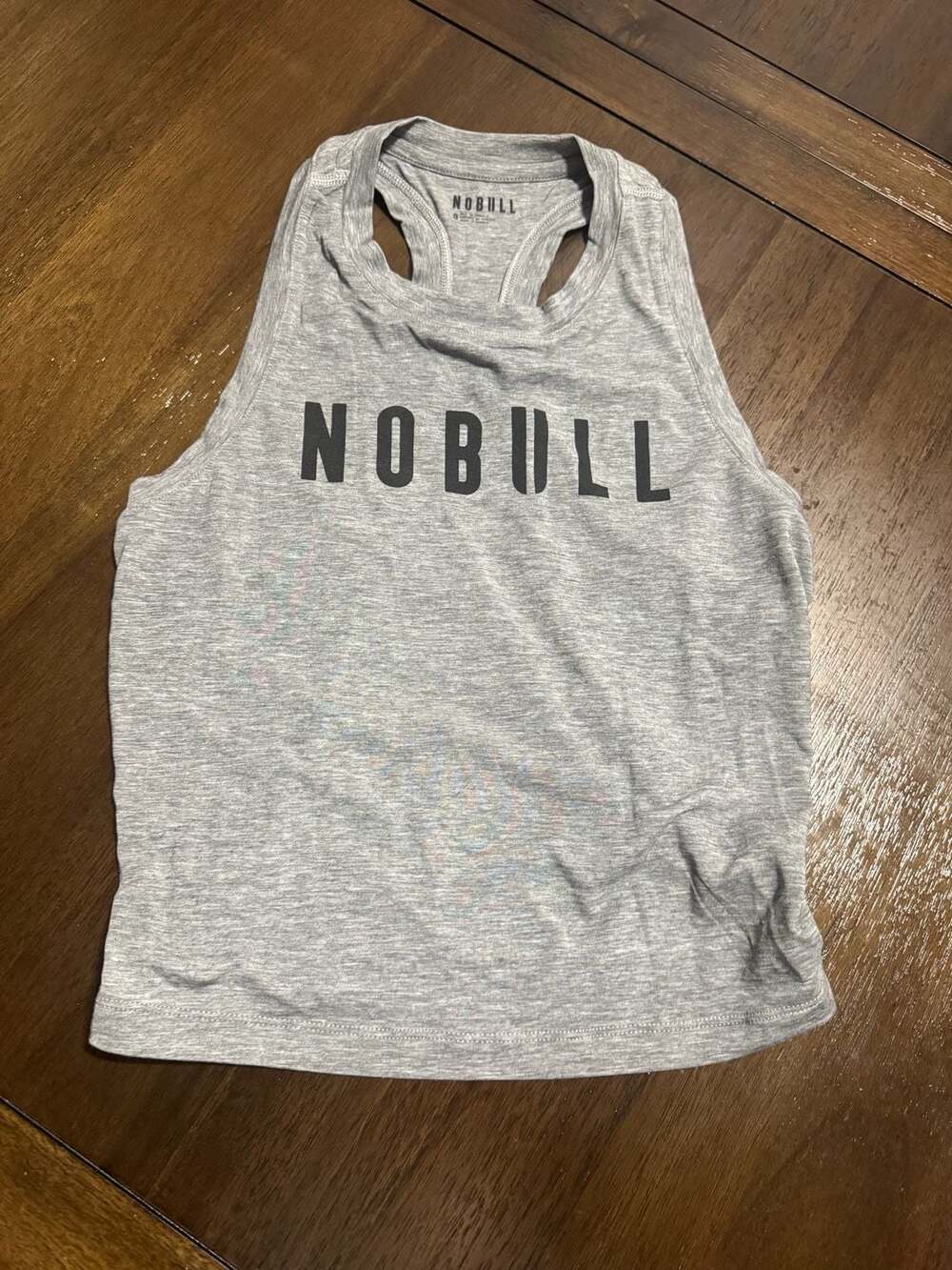 Nobull Fitted Tank Size S Heather Grey
